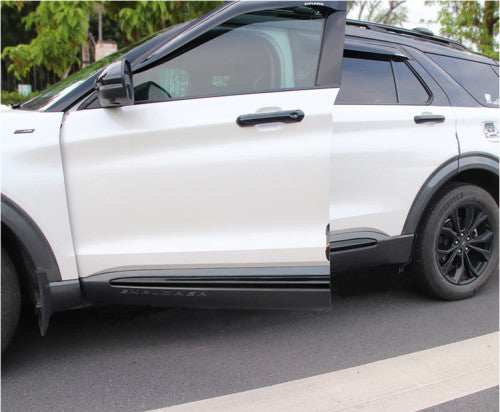 Glossy Black Body Side Door Overlay Guard Cover Trim for Ford Explorer 2020-2023