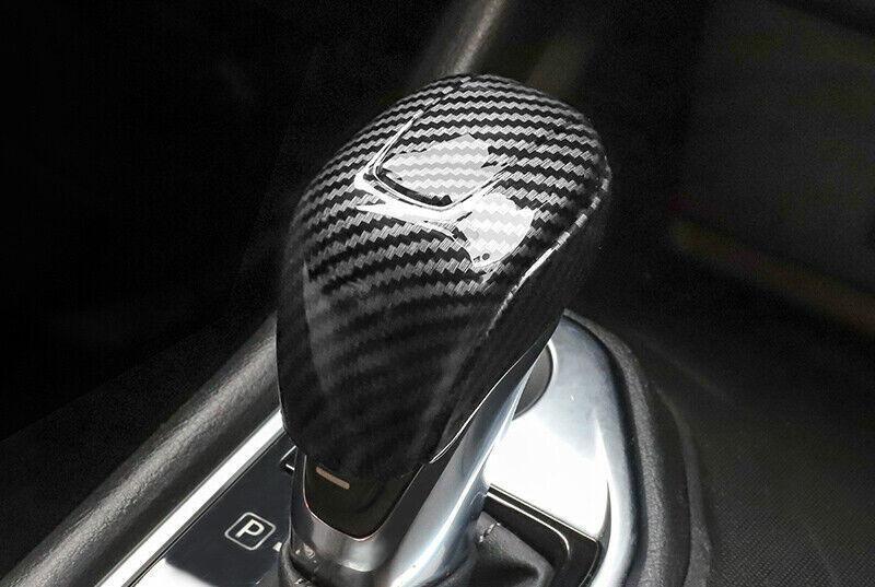 for Nissan Sylphy Sentra 2020-2022 Carbon Fiber Gear Shift Knob Shifter Lever 3