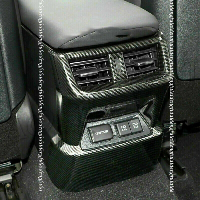 for Lexus ES350/300H 2019-2022 Carbon Fiber Rear Air Vent Outlet Overlay Cover