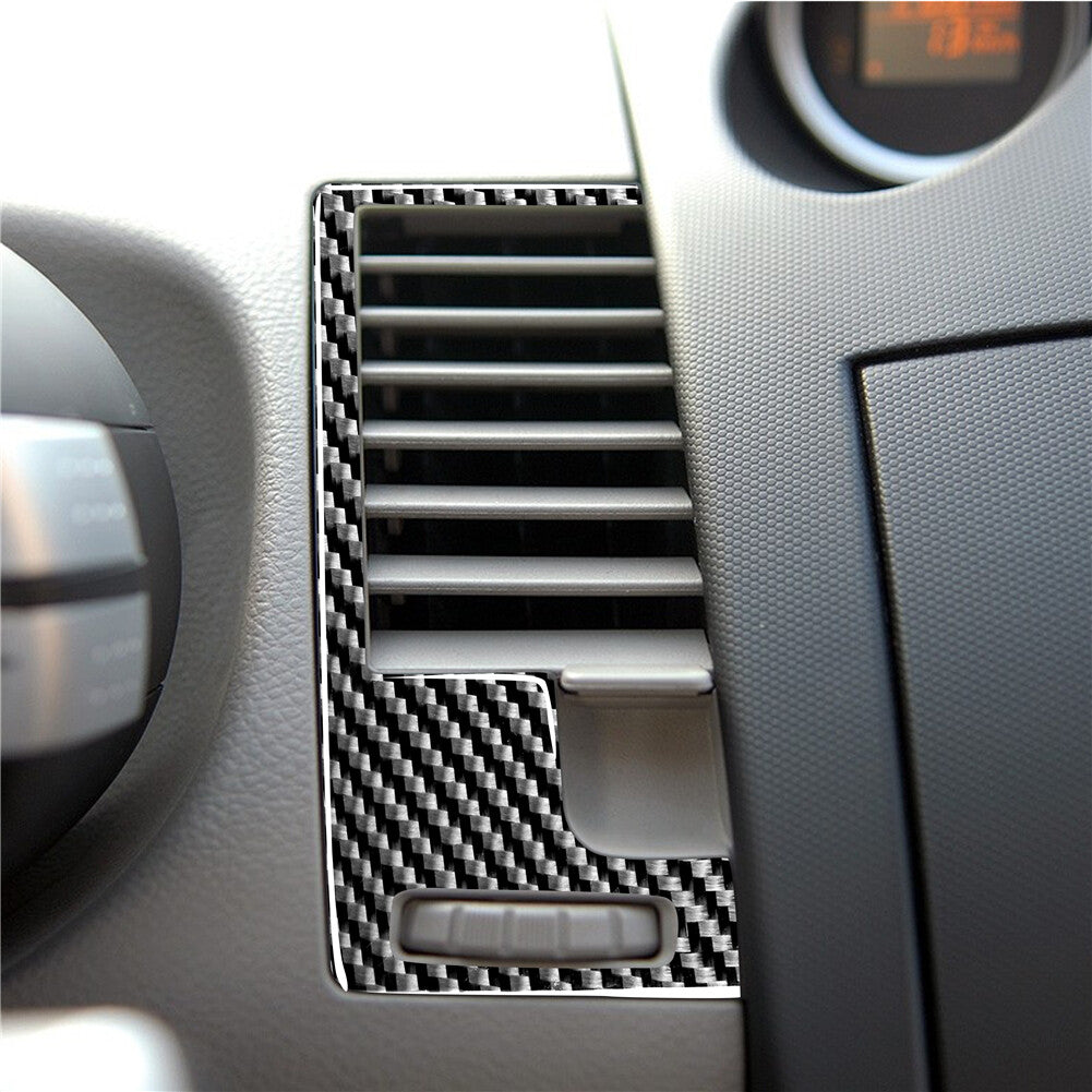 Center Console Air Vents Panel Trim Cover Carbon Fiber for Nissan 350Z 2006-2009