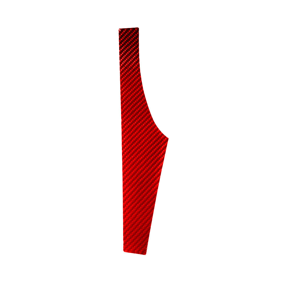 Red carbon fiber drive side door covers for the for Hyundai for Veloster JS 2019 - 2022