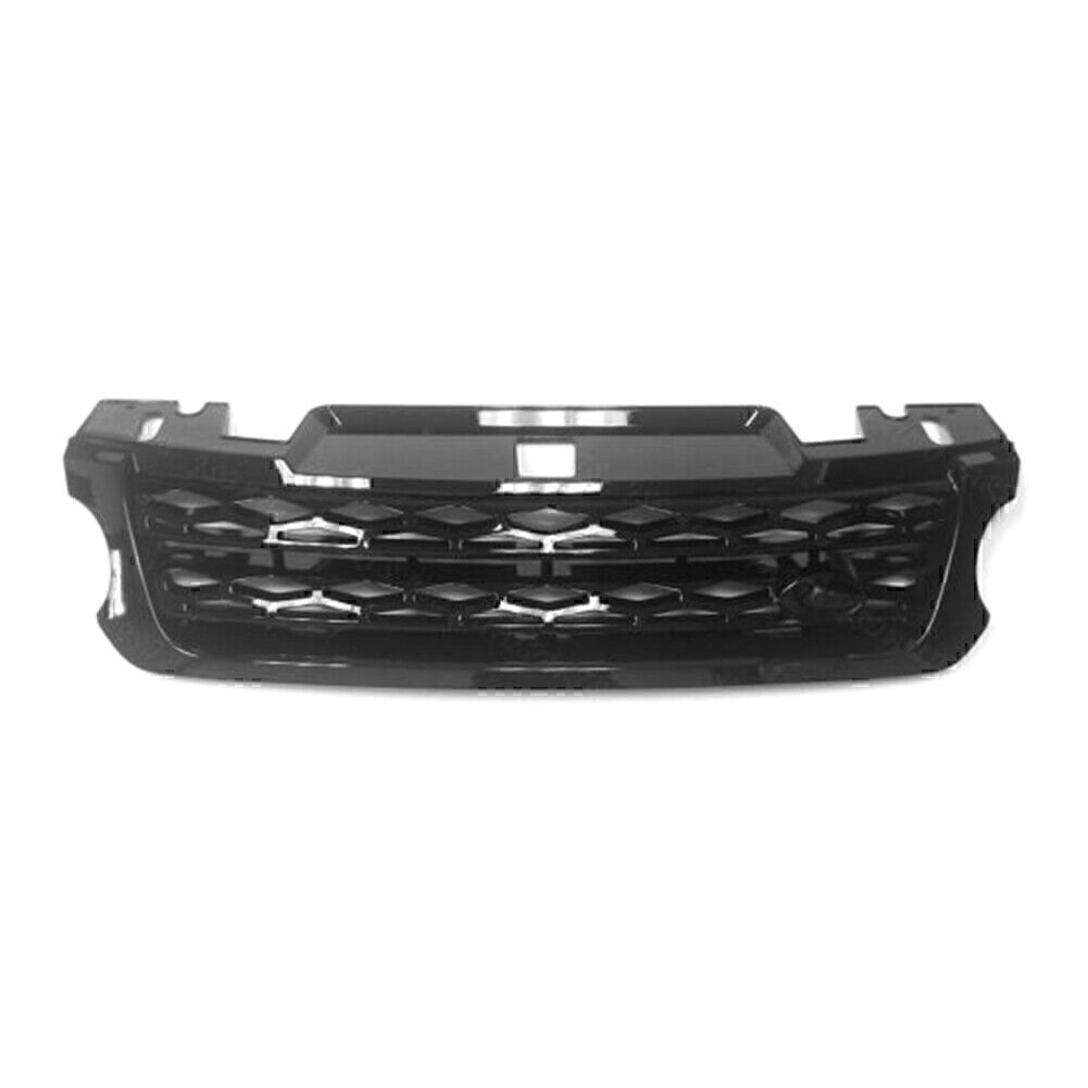 1x Front Grille Upper Grill ABS Fit for Range Rover Sport 2014-2017 2016 2015 Black