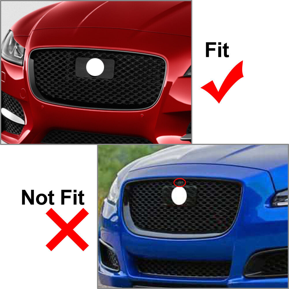 Front Bumper Air Intake Grille Square Hole Grille for Jaguar XF 2016-19 T2H3983