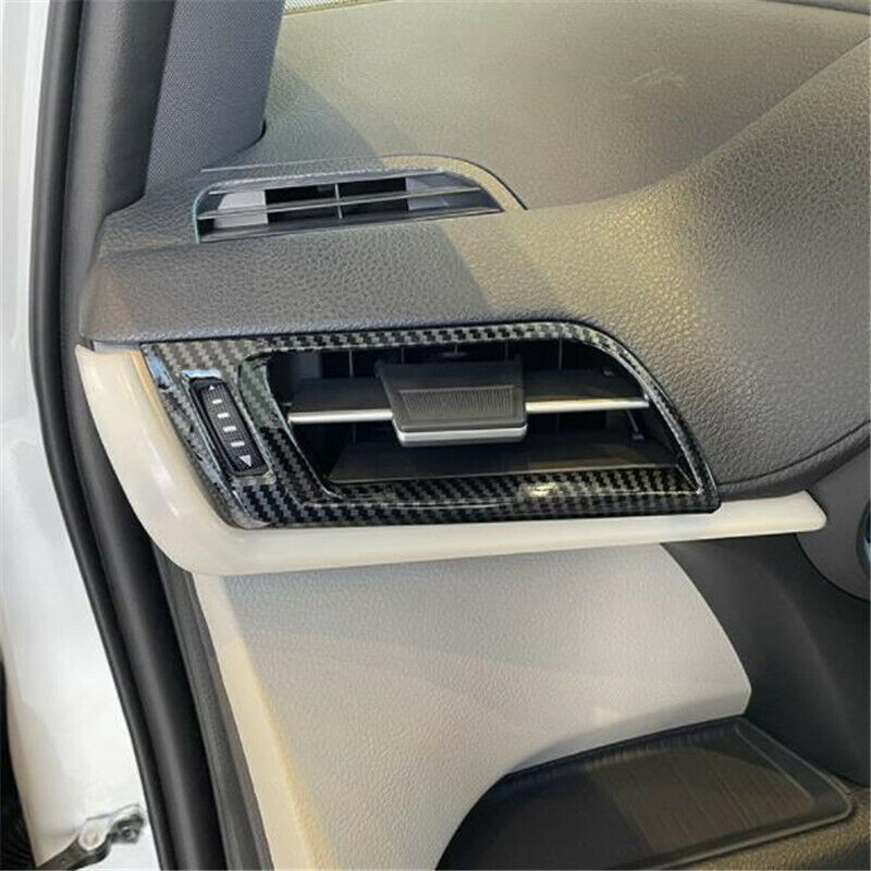 Carbon Fiber Front Side Air Outlet Vent Cover Trim for Toyota for Sienna 2021-2023