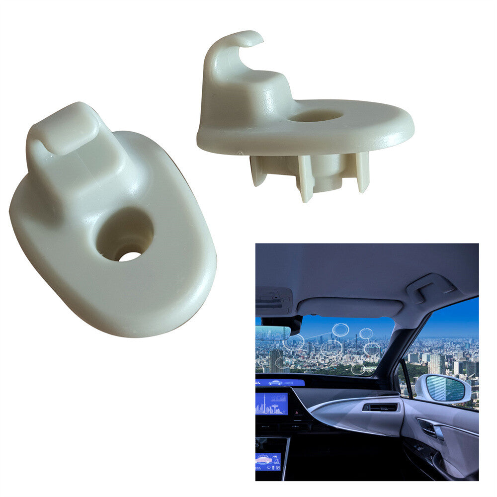 2x Sun Visor Clips Retainer 1AR26BD1AA 1AR26DW1AA for Jeep Liberty for Dodge Nitro