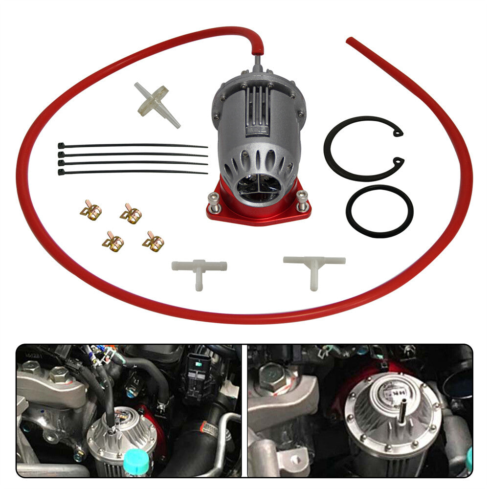 SSQV BOV Blow Off Valve Adapter for Honda for Civic 1.5L Turbo 2016+ 10th Gen Red