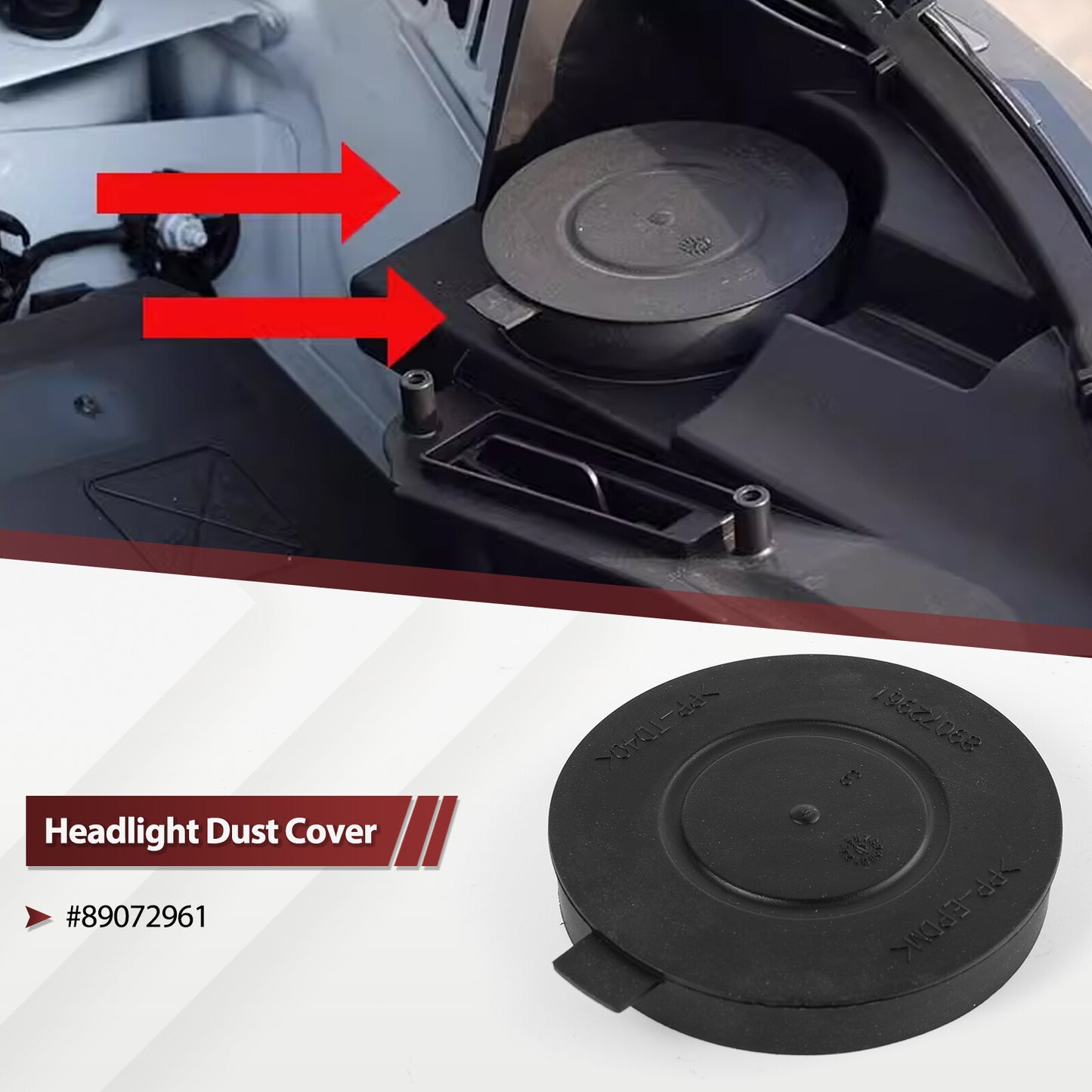 Headlamp Dust Cap 89072961 for Citroen C4 C5 Sega for Peugeot 301 508 3008 4008 5008