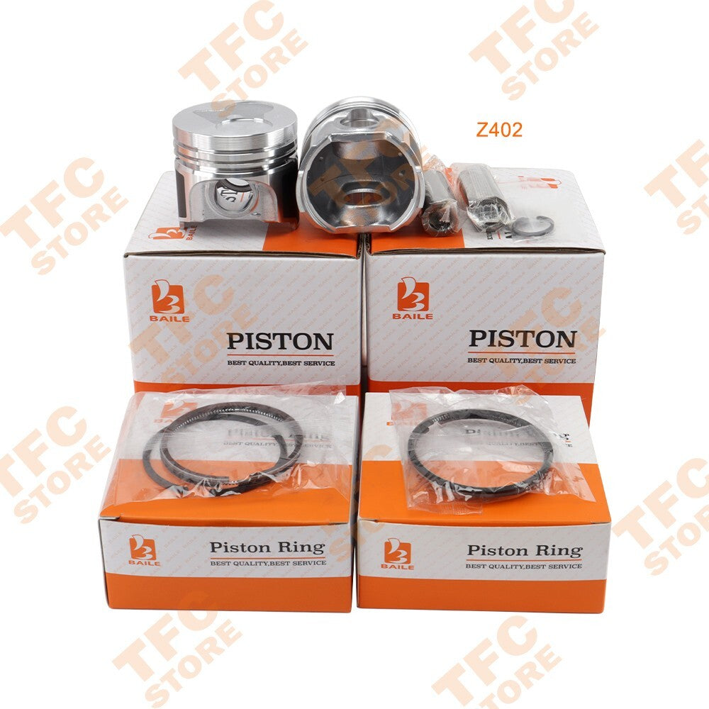 2 SET New Piston Kit Rings STD 64mm for Kubota Z402 Engine