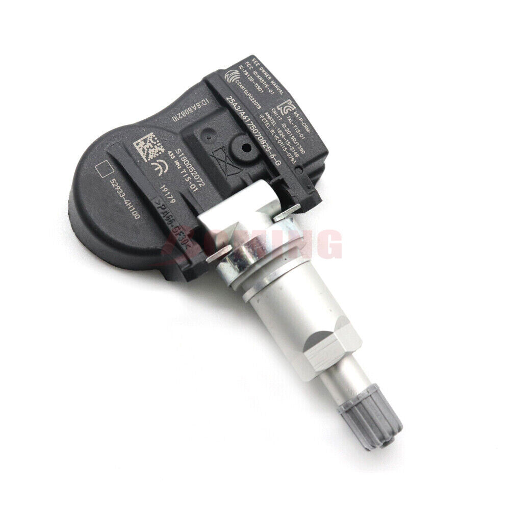 4-pack of new 52933-4H100 Tire Pressure Monitoring Sensors (TPMS) for Hyundai H-1 Starex