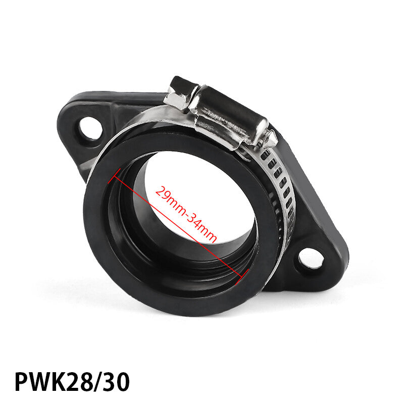 1x Flange Adapter Carb Manifold Boot For PWK 28 30mm Carburetor Manifold Intake