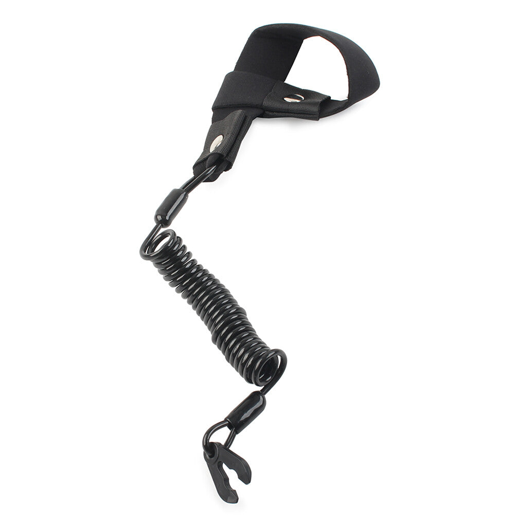 Stop Kill Key Floating Safety Wrist Lanyard for Yamaha Jet Ski Wave Runner Black