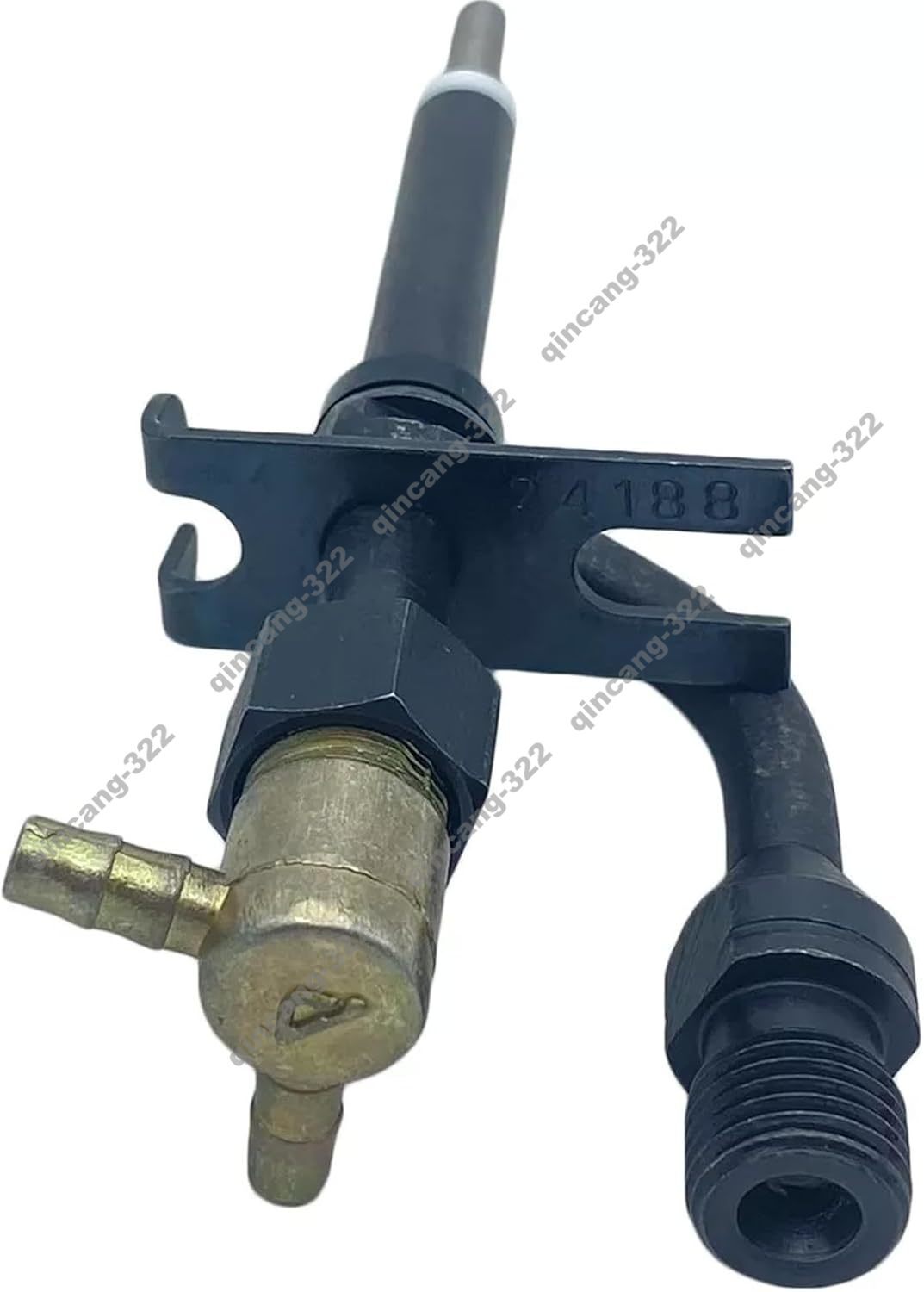 4 Pcs Fuel Injector 17111-53000 for Kubota L5450DT R510 R510B Case IH 1838 560