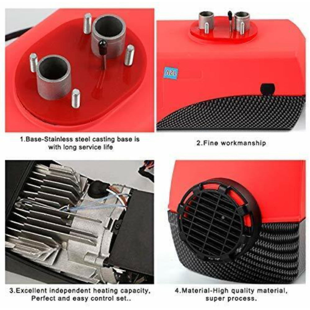 New Diesel Air Heater 12V 8KW LCD Display Remote Control for Car Bus RV Garage