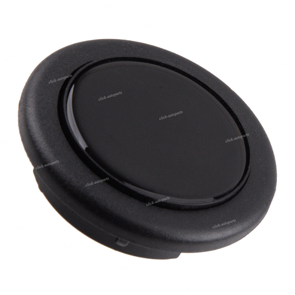 Black Plastic Universal Car Horn Button Car Steering Wheel Center Cap Lid