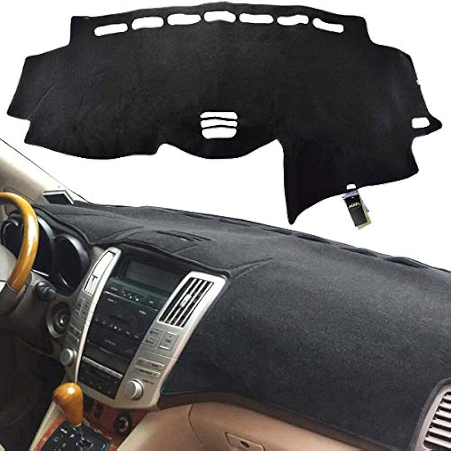Universal fit Autozone dash cover protecting a car dashboard from sun damage