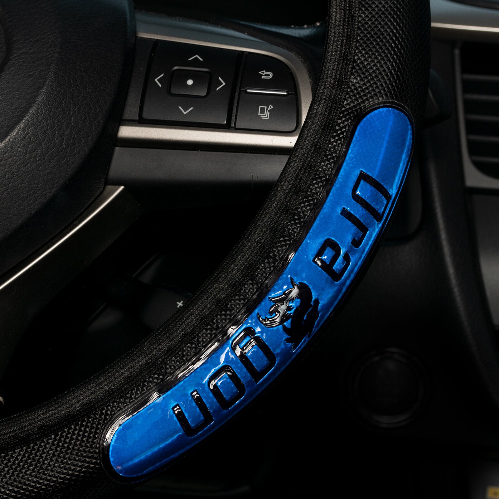 ?37- 38 cm car steering wheel cover steering wheel cover steering wheel protector protection black blue