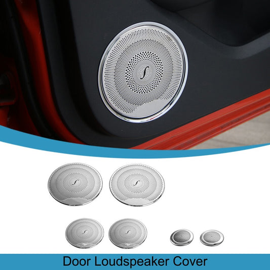 Audio Speaker Door Loudspeaker Cover Trim Stickers for Ford for Mustang 2015-2023