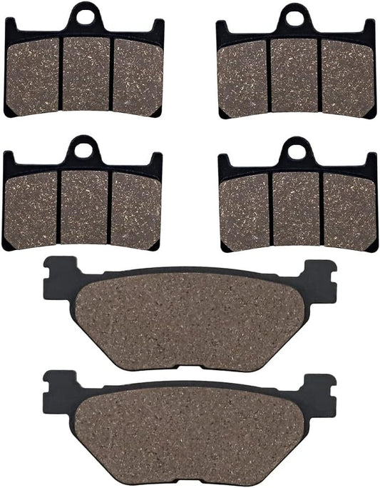 Front and Rear Brake Pads for YAMAHA XV1700 Roadstar Midnight Warrior 2005-2009