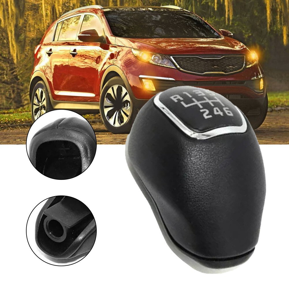6 Speed Leather Gear Shift Knob Stick Lever for KIA 2012-2015 For 5