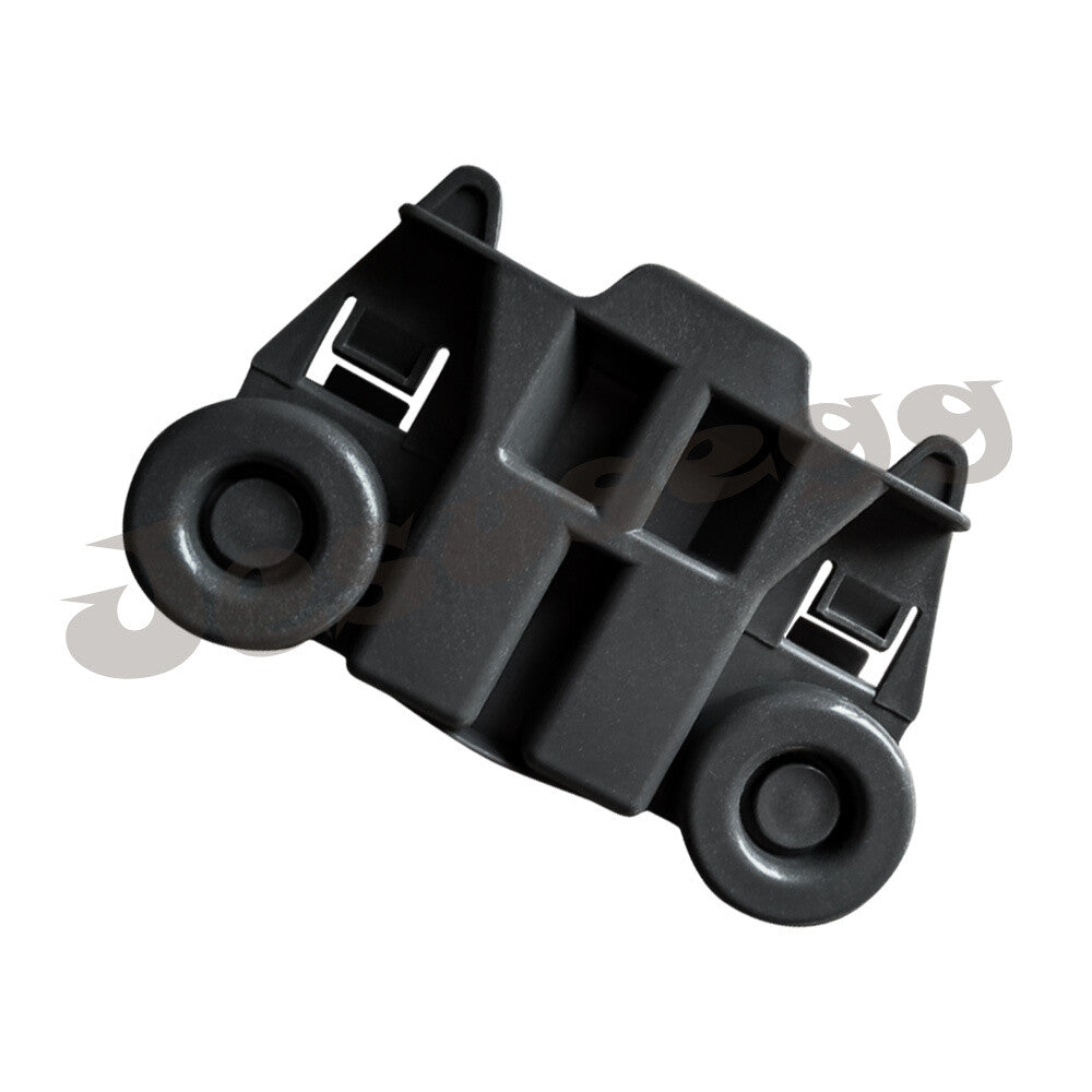 Black W10195417 Dishwasher Wheels with Steel Screws Replaces AP6016764 ABS