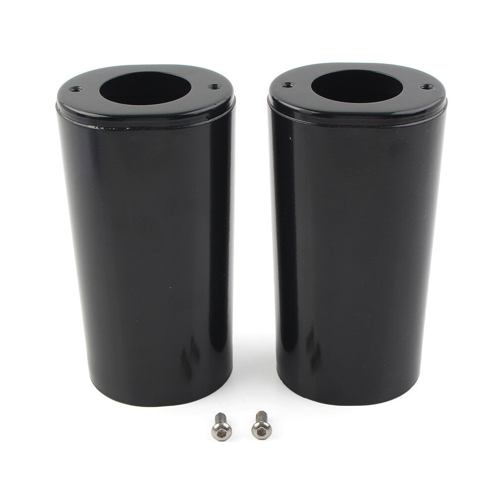 Black Fork Boot Slider Cover for Harley Touring FL 1200 Electra Glide 1984-2013
