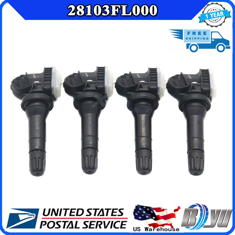 NEW TPMS Tire Pressure Sensor Set of (4) for Subaru Impreza Crosstrek 28103FL000