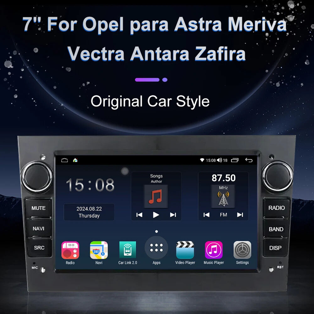 Car Radio for Opel for Astra H J Vectra for Vauxhall Antara Zafira Corsa GPS Multimedia