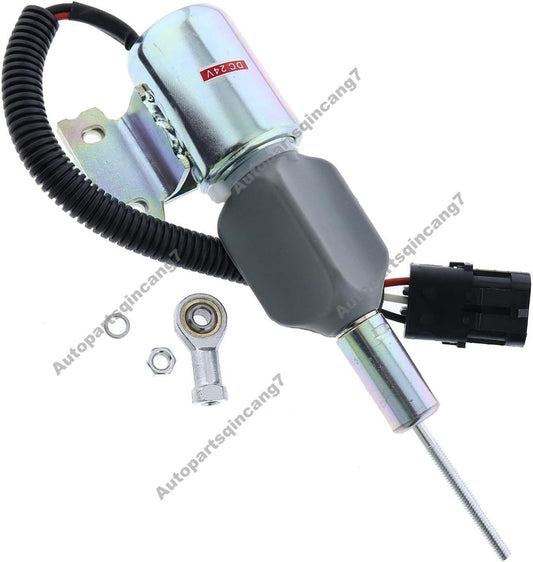 24V Fuel Shut Off Solenoid 3932320 for 5.9L 6BT Engine