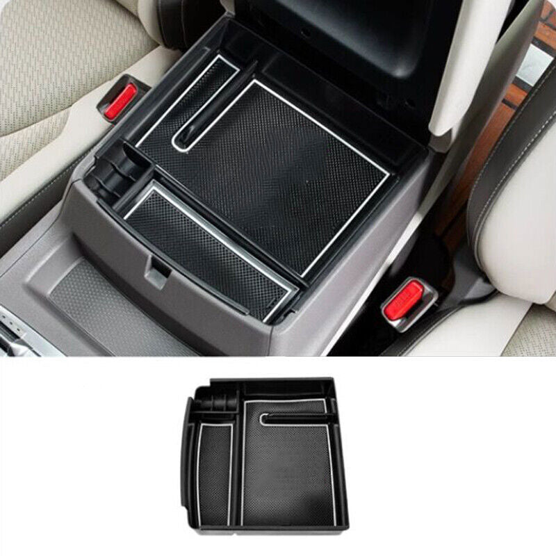 for Kia Carnival 22-24 Inner Console Armrest Storage Box Black Organizer Tray 1X