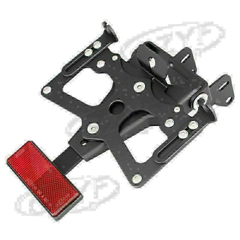 for YAMAHA Adjustable CNC Number Plate Tail Tidy Lisence Bracket Motorcycle UK