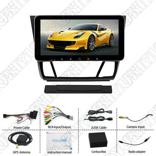 10.33 Android 14.0 Stereo Radio for BMW 1Series E88 E82 E81 E87 Auto AC 2004-12