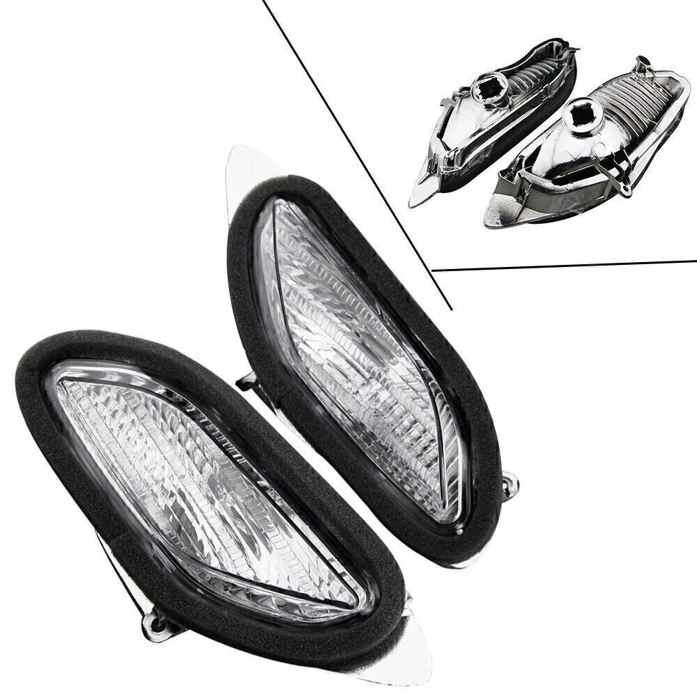 Turn Signals Lights Indicator Lamp Clear Lens Cover for Honda ST1300 2002-2009