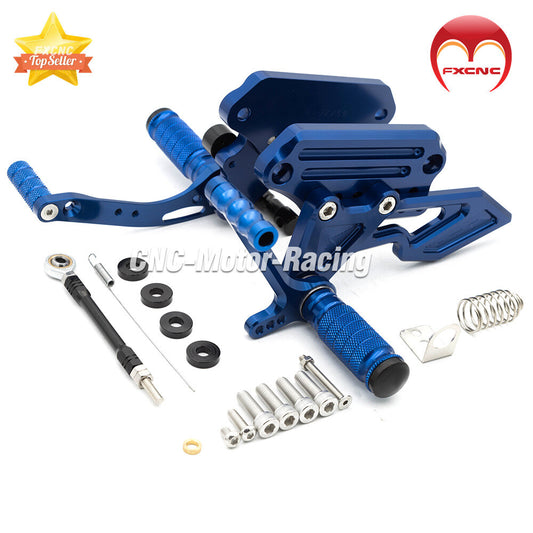CNC gear footrest pedals are suitable for Suzuki GSX250R and GSX150R models from 2016-2018 to 2019 and 2020.