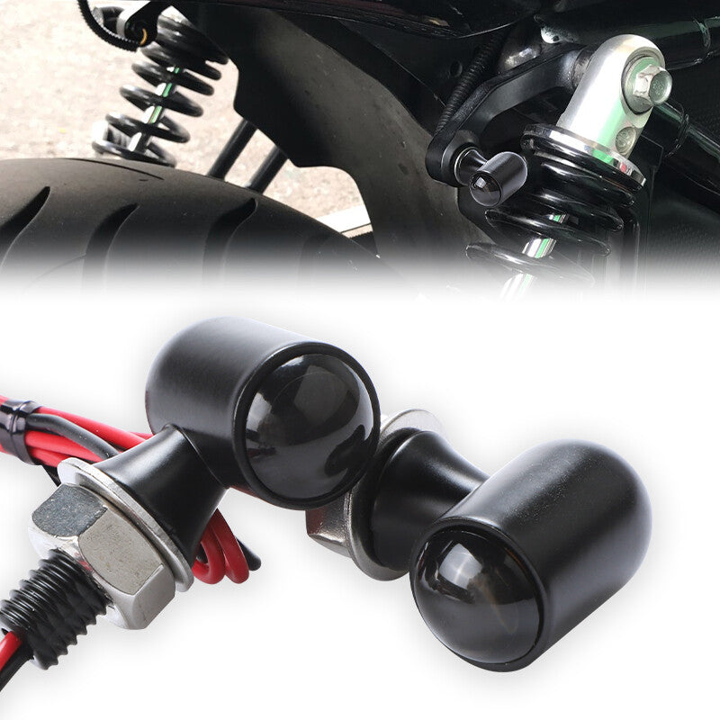 2X LED Motorcycle for Mini Lamp Universal Turn Signals Blinker Light Indicator Amber
