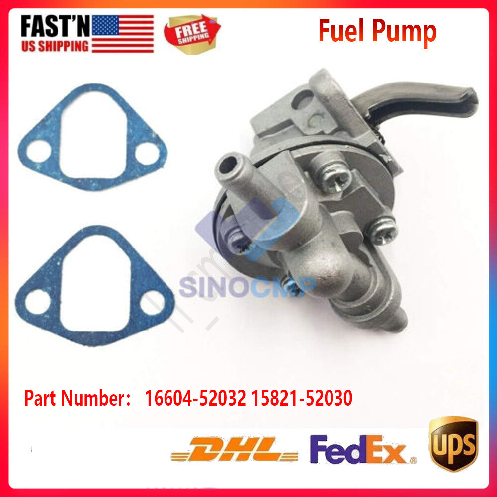 16604-52032 Transfer Fuel Pump 15821-52030 for Kubota Engine Z482 D662 D722 721D