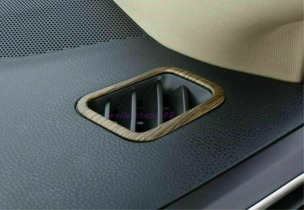 Wood Grain Dashboard Upper Air Vent Outlet Trim for Toyota Highlander 2014-2019
