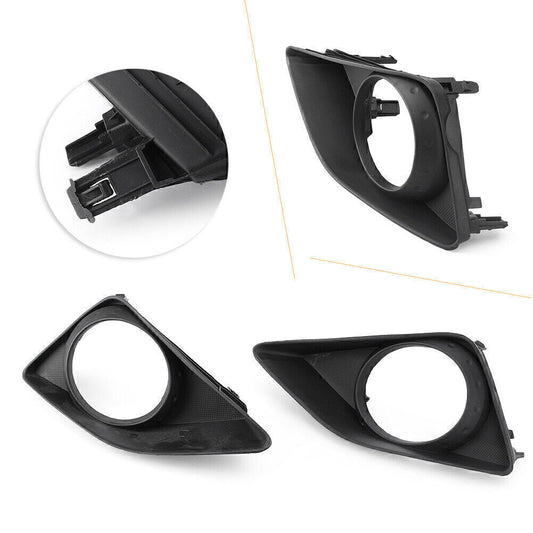 Front Fog Light Bumper Lamp Grille Cover Bezel Trim for Toyota for Corolla 2007-2010