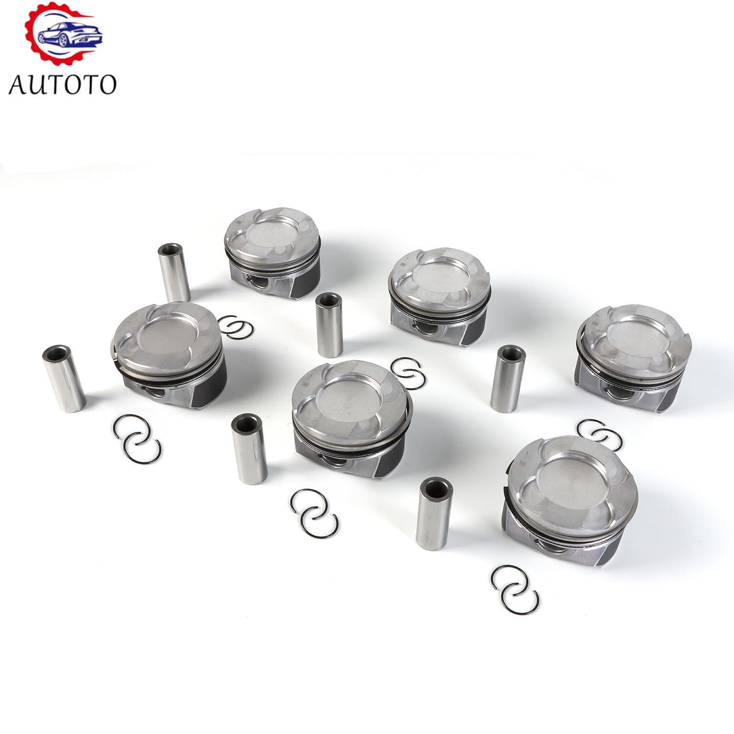 Engine Pistons Rings Kit Set 11258619196 for BMW 135i 640i 435i 535i X3 X5 X6
