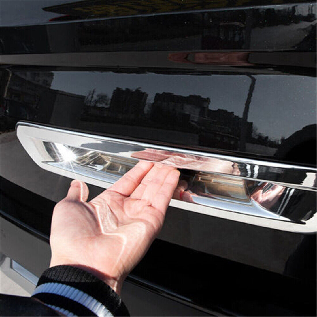 Chrome Tailgate Door Handle Bowl Molding Trim Cover for Kia Carnival 2022-2023