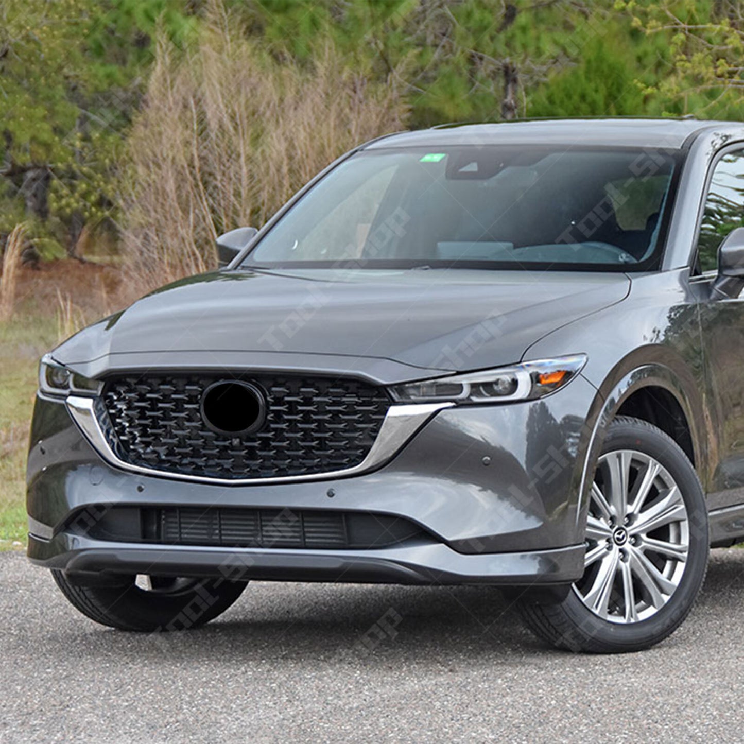 Front Upper Grille With Chrome Trim Set KSD450710A For 2022 2023 for Mazda CX5 CX-5