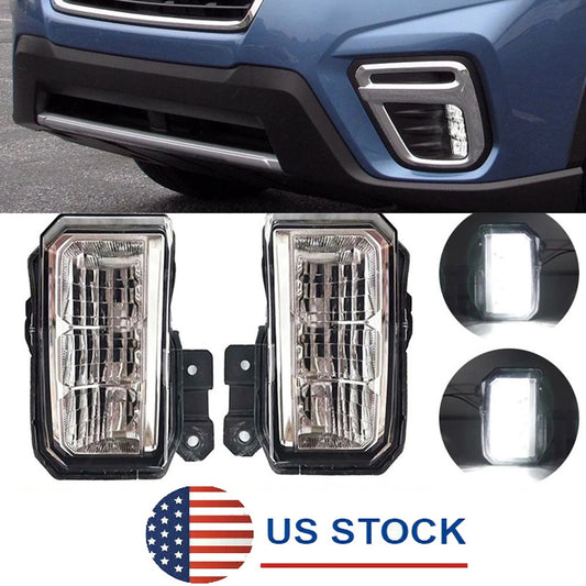 2pcs Front Fog Light Bumper Driving Lamps for Subaru for Forester 2019 2020 2021