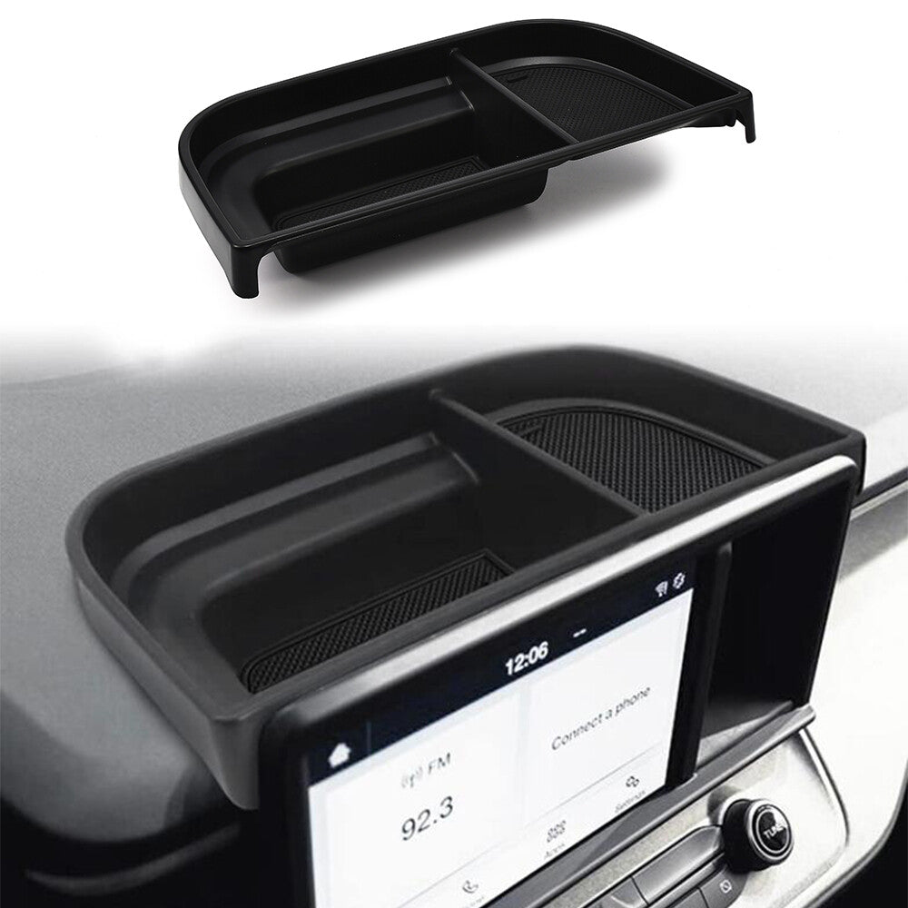 Car Dashboard Storage Tray Organizer Box Black for Ford Maverick 2022-2024