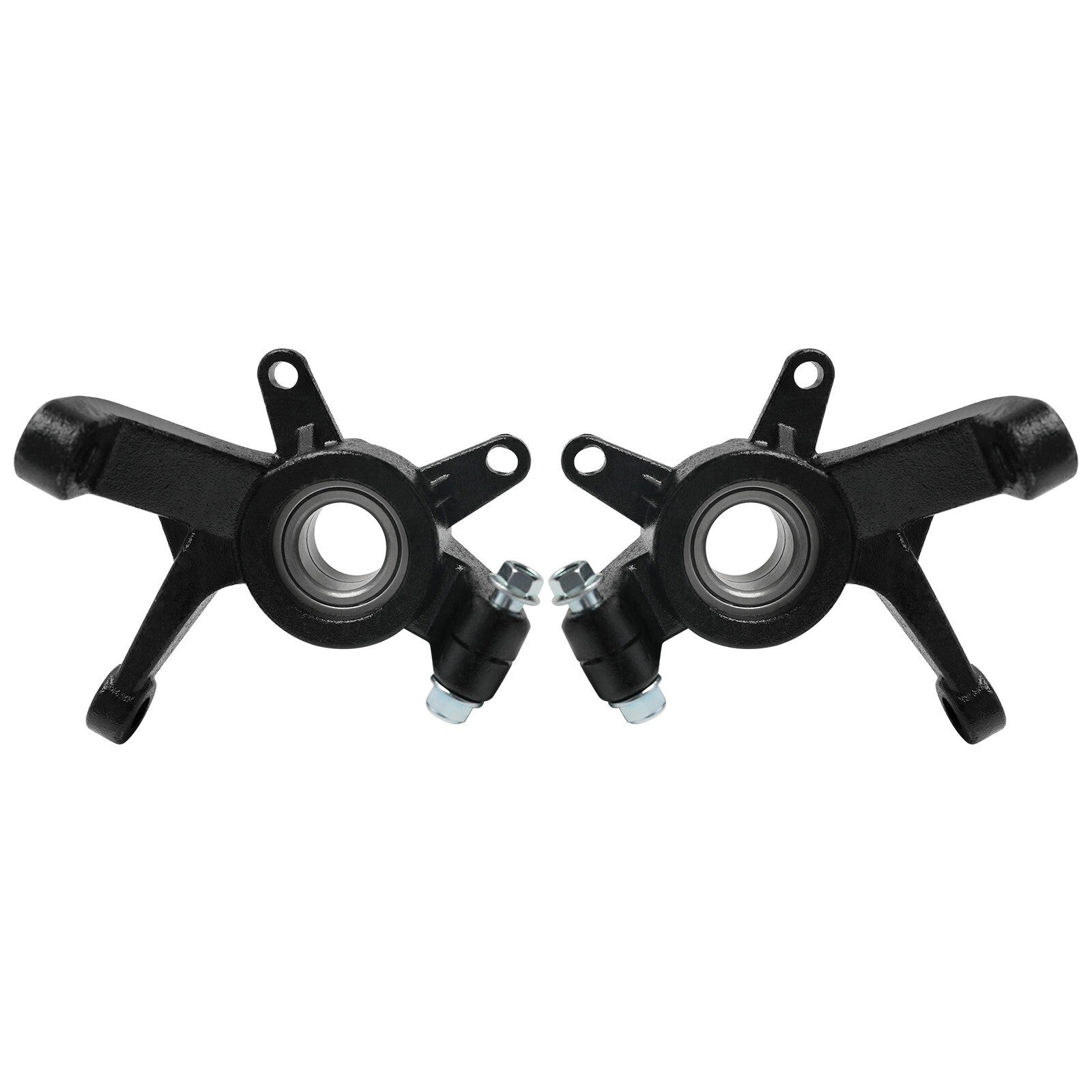 Front-wheel drive steering joint spindle suitable for DIY 4WD go-karts, all-terrain vehicles, and four-wheeled vehicles.