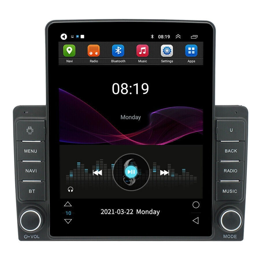9.5 Car Android 10.1 Vertical Stereo Radio GPS For 09-11 for Dodge for Ram for Jeep Compass