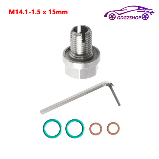 M14.1-1.5x15mm Oil Drain Plug Self Tapping Oil Pan Thread Repair Kit w/ O-Ring
