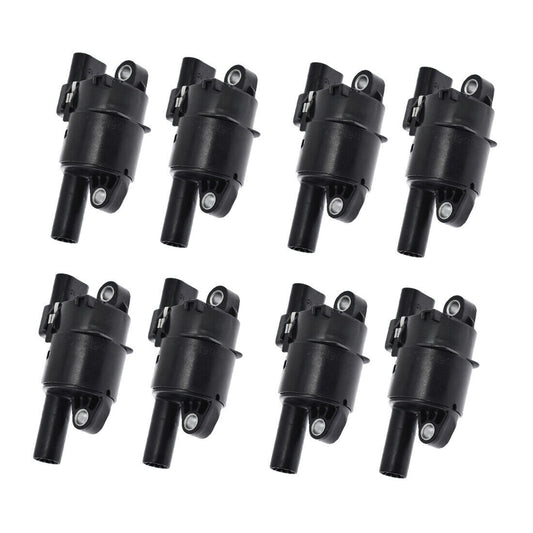 8x Round Ignition Coils for Buick for Chevrolet Express Silverado 1500 for GMC for Yukon
