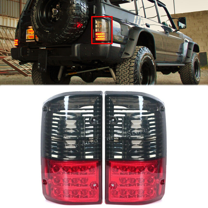 2Pcs Red Tail Light Rear Brake Lamp 1Pair for Nissan Patrol GQ Y60 GR 1987-1997