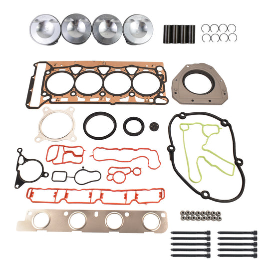 For 09-15 for Audi for VW A4 Q5 for Jetta GTI for Passat 23MM Pistons  Head Cover Gaskets Set
