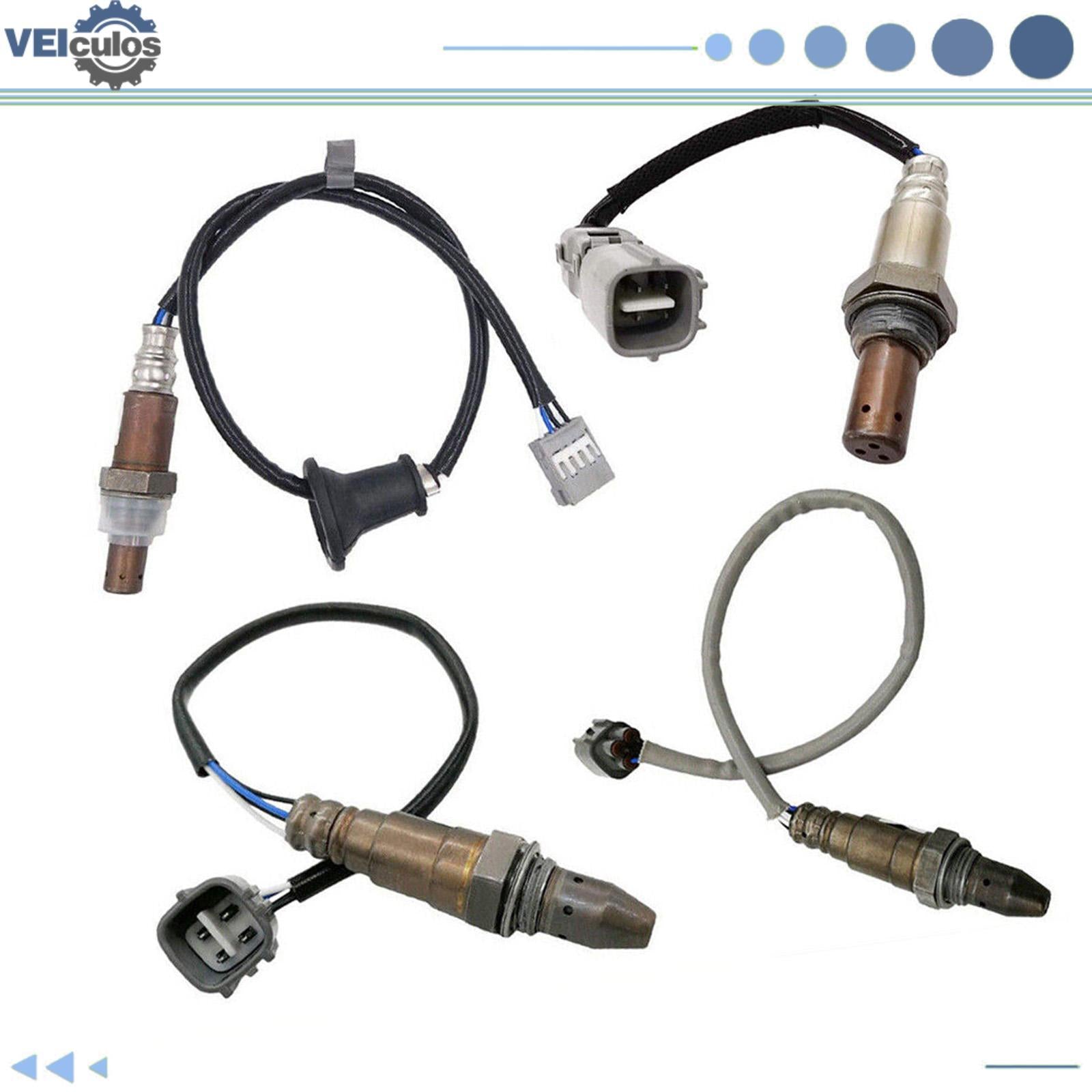 4-piece set of upstream and downstream oxygen (O2) sensors for Toyota for Sienna 12-15 3.5L V6 FWD