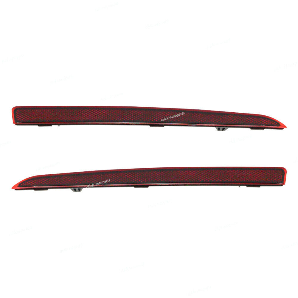 2pcs Rear Left+Right Bumper Face Bar Reflector Light Lamp For 2013 14 15-20 MKZ
